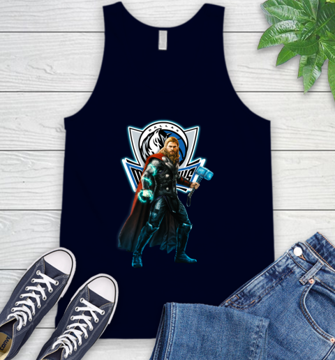 NBA Thor Avengers Endgame Basketball Dallas Mavericks Tank Top 3