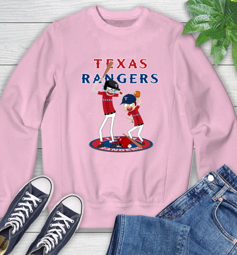 MLB Texas Rangers Rick And Morty Baseball 33