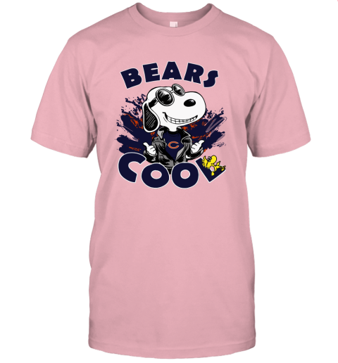 nor7 chicago bears snoopy joe cool were awesome shirt jersey t shirt 60 front pink