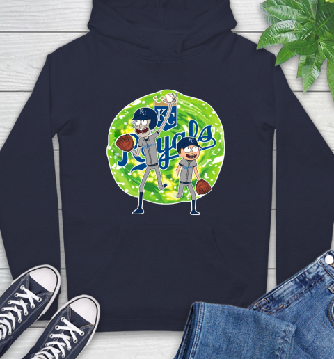 MLB Kansas City Royals Rick And Morty Baseball Sports Hoodie 4