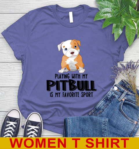 Playing with my pitbull is my favorite sport 84