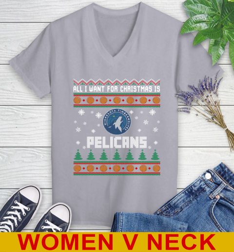 NBA Basketball All I Want For Christmas Is New Orleans Pelicans 76