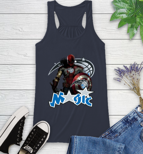 Philadelphia 76ers NBA Basketball Captain America Thor Spider Man Hawkeye Avengers Racerback Tank 12