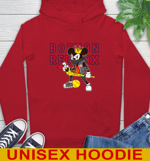 Boston Red Sox MLB Baseball Mickey Peace Sign Sports Hoodie 10