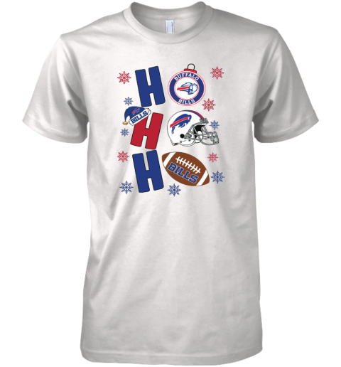 Buffalo Bills Hohoho Santa Claus Christmas Football NFL Premium Men's T-Shirt
