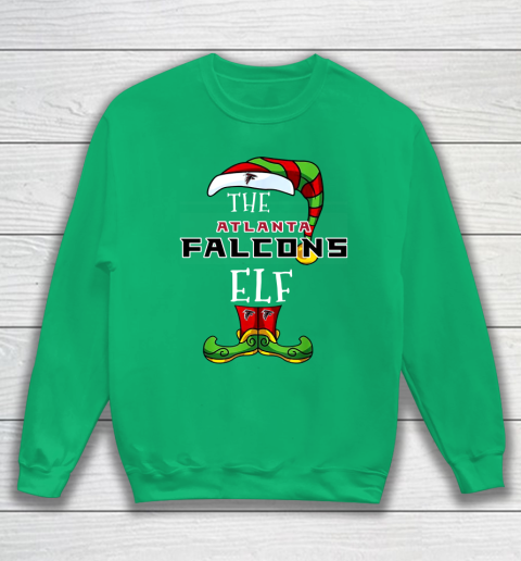 Atlanta Falcons Christmas ELF Funny NFL Sweatshirt 5