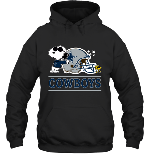 The Dallas Cowboys Joe Cool And Woodstock Snoopy Mashup Hoodie