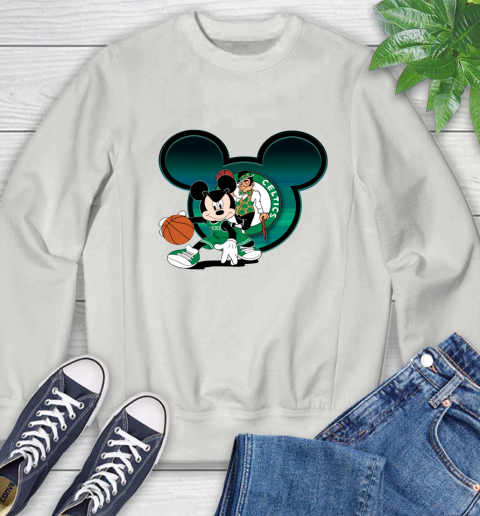 NBA Boston Celtics Mickey Mouse Disney Basketball Sweatshirt 5
