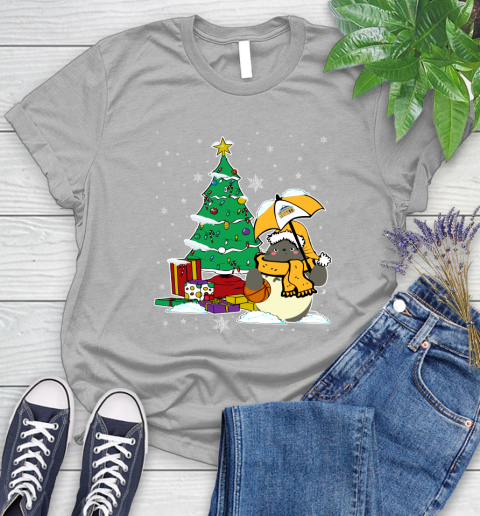 Denver Nuggets NBA Basketball Cute Tonari No Totoro Christmas Sports Women's T-Shirt 5