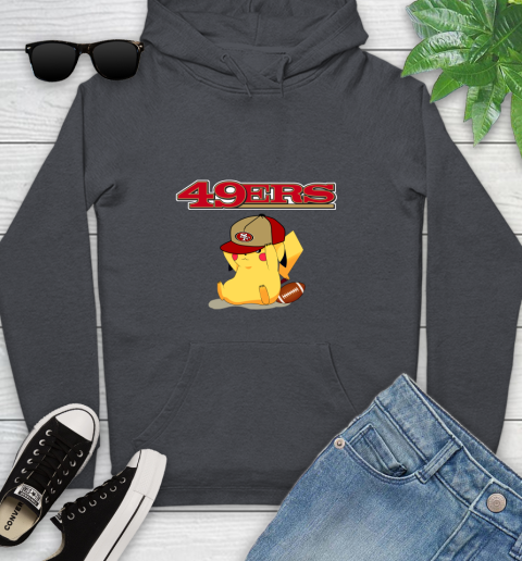 NFL Pikachu Football San Francisco 49ers Youth Hoodie 8