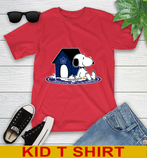 NHL Hockey Toronto Maple Leafs Snoopy The Peanuts Movie Shirt Youth T-Shirt 10