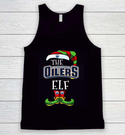 Edmonton Oilers Christmas ELF Funny NHL Tank Top