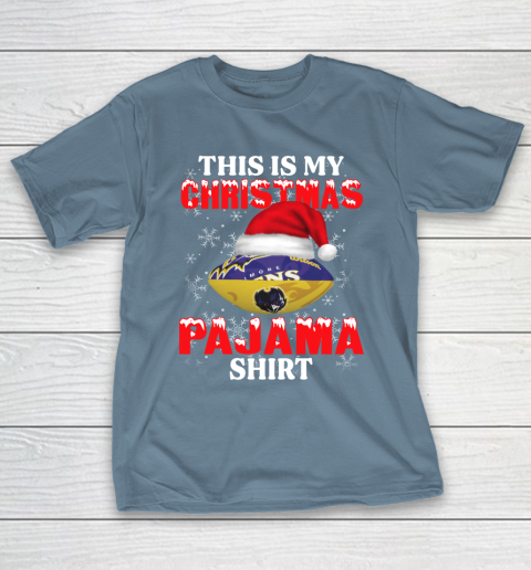 Baltimore Ravens This Is My Christmas Pajama Shirt NFL T-Shirt 6