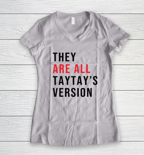 They Are All Taytay's Version Women's V-Neck T-Shirt