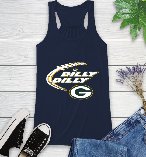 NFL Green Bay Packers Dilly Dilly Football Sports Racerback Tank 12