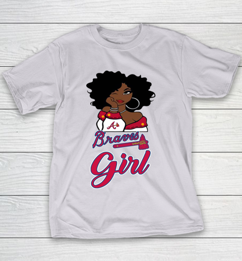 Atlanta Braves Girl MLB Youth T-Shirt 5