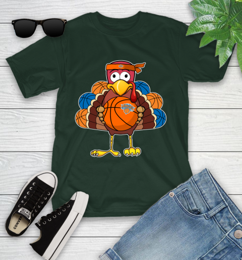 New York Knicks Turkey thanksgiving day Youth T-Shirt 5