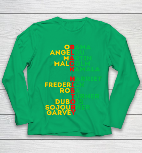 Black History Month Dream Like Leaders African American Love Youth Long Sleeve 4