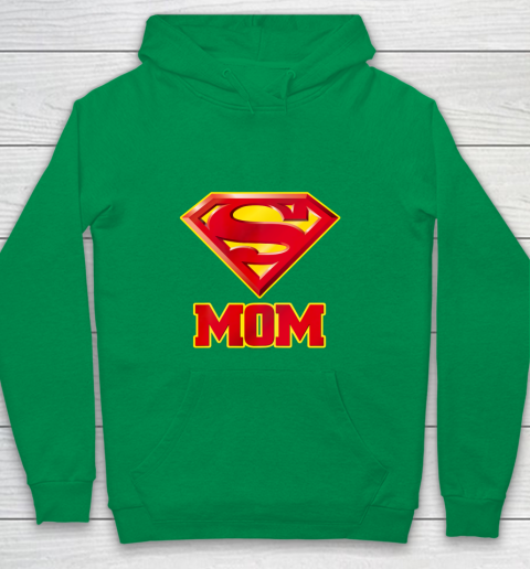 Super Mom Superman Logo Youth Hoodie 6
