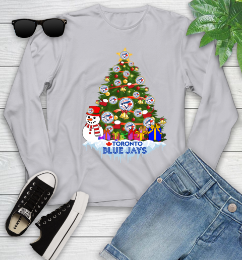 Toronto Blue Jays Merry Christmas MLB Baseball Sports Youth Long Sleeve 5