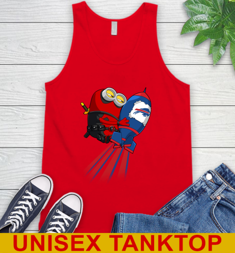 NFL Football Buffalo Bills Deadpool Minion Marvel Shirt Tank Top 5