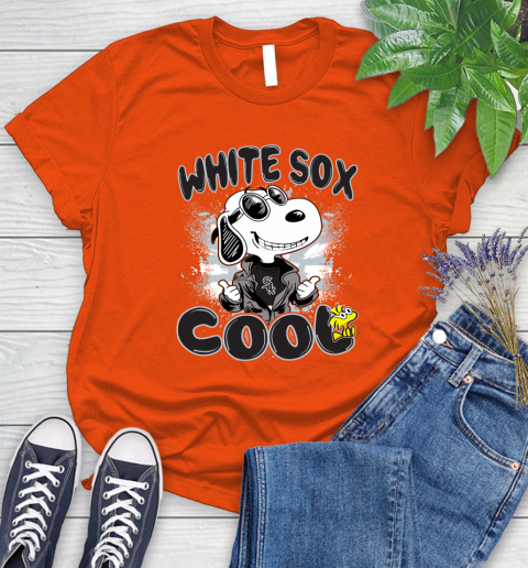 MLB Baseball Chicago White Sox Cool Snoopy Shirt Women's T-Shirt 3