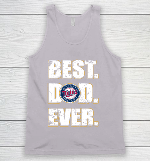 MLB Minnesota Twins Baseball Best Dad Ever Family Shirt Tank Top 3