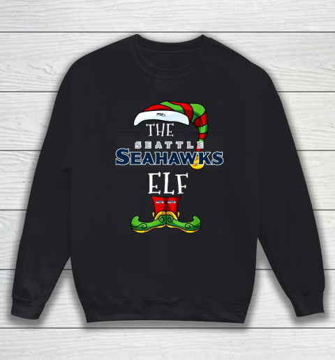 Seattle Seahawks Christmas ELF Funny NFL Sweatshirt