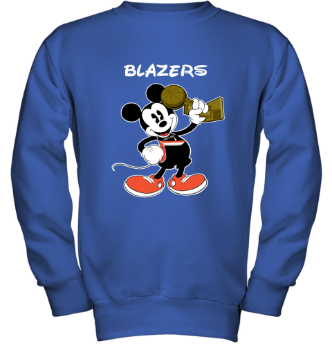 Mickey Portlands Trail Blazers Youth Sweatshirt