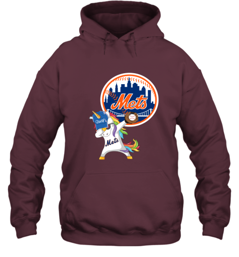 Hip Hop Dabbing Unicorn Flippin Love New York Mets Hoodie