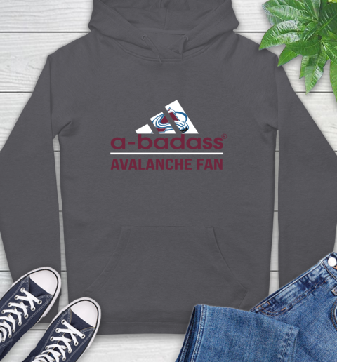 NHL A Badass Colorado Avalanche Fan Adidas Hockey Sports Hoodie - Image 8