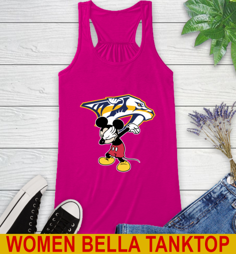 Nashville Predators NHL Hockey Dabbing Mickey Disney Sports Racerback Tank 9 Nashville Predators NHL Hockey Dabbing Mickey Disney Sports Racerback Tank - Image 9
