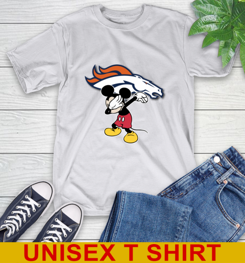 Denver Broncos NFL Football Dabbing Mickey Disney Sports T-Shirt 12