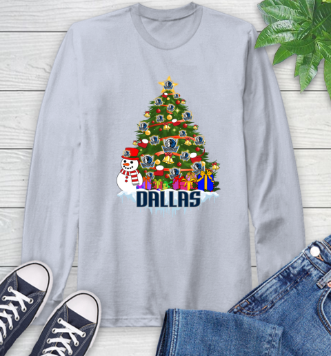 Dallas Mavericks Merry Christmas NBA Basketball Sports Long Sleeve T-Shirt 6