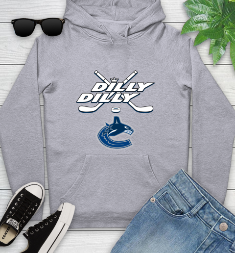 NHL Vancouver Canucks Dilly Dilly Hockey Sports Youth Hoodie 6