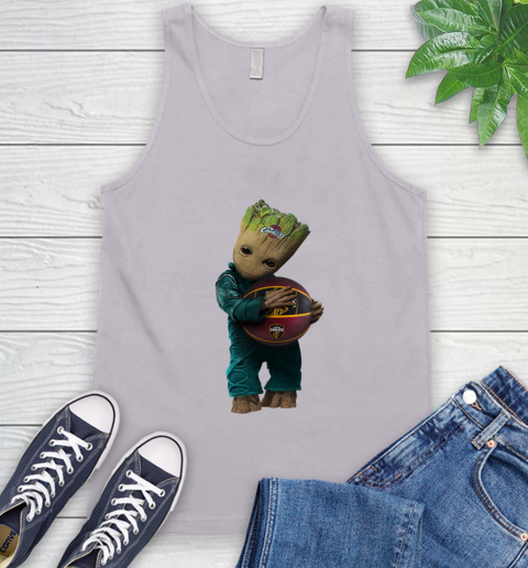 NBA Groot Guardians Of The Galaxy Basketball Sports Cleveland Cavaliers Tank Top 4