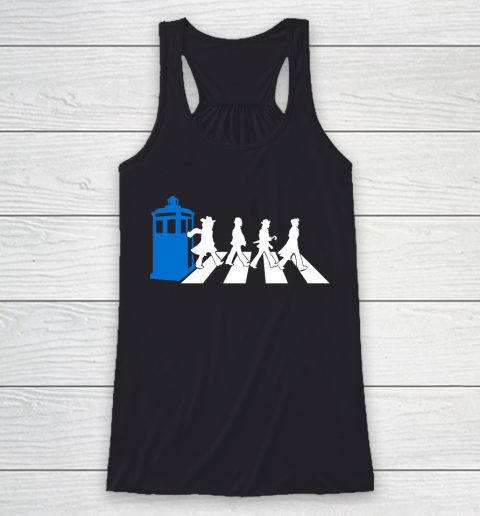 Doctor Who Shirt Abbey Road Tardis Doctor Who Racerback Tank