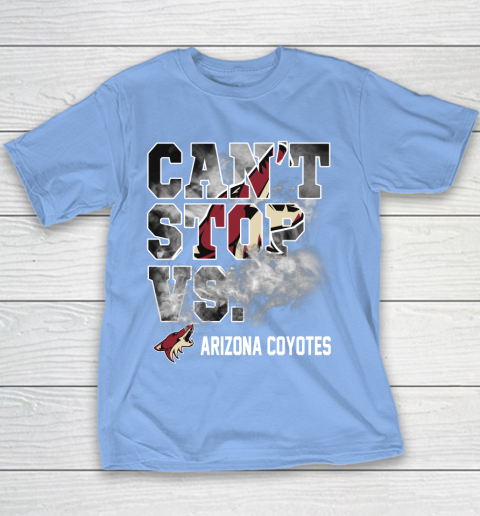 NHL Arizona Coyotes Hockey Can't Stop Vs Youth T-Shirt 8