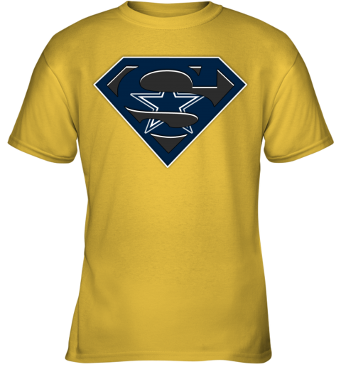 Dallas Cowboys Strong Like Dad Superman T-Shirt - T-shirts Low Price