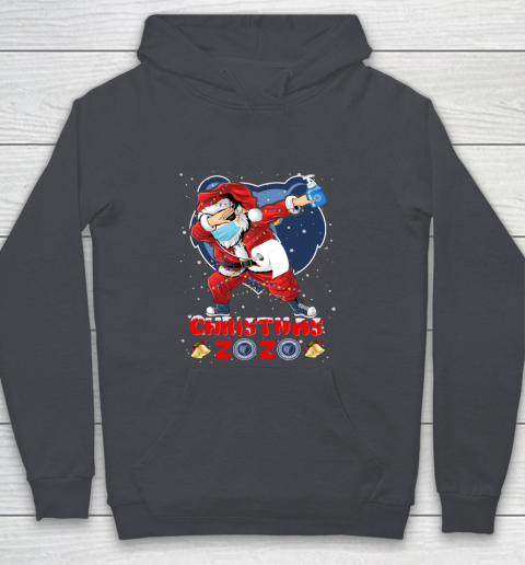 Memphis Grizzlies Funny Santa Claus Dabbing Christmas 2020 NBA Youth Hoodie 5