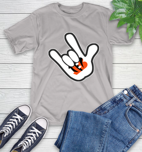 Cincinnati Bengals NFL Football Mickey Rock Hand Disney T-Shirt 12