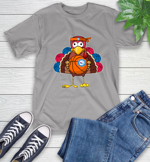 Philadelphia 76ers Turkey thanksgiving day T-Shirt 6