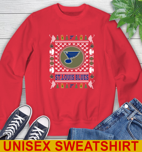 St.Louis Blues Merry Christmas NHL Hockey Loyal Fan Sweatshirt 12