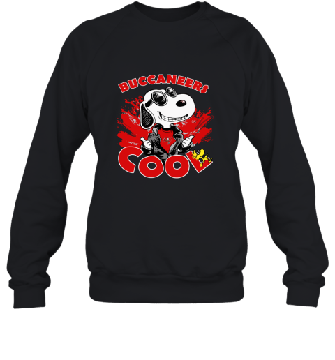 krlu tampa bay buccaneers snoopy joe cool were awesome shirt sweatshirt 35 front black