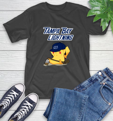 NHL Pikachu Hockey Sports Tampa Bay Lightning T-Shirt 2