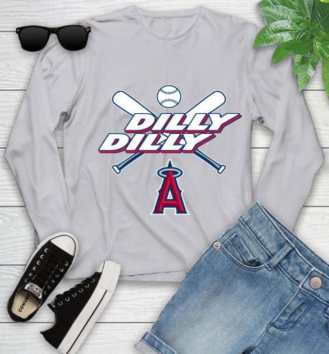 MLB Los Angeles Angels Dilly Dilly Baseball Sports Youth Long Sleeve 5