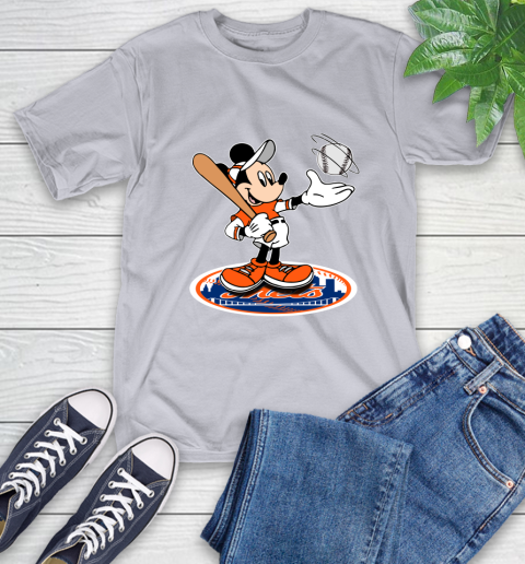 MLB Baseball New York Mets Cheerful Mickey Disney Shirt T-Shirt 6
