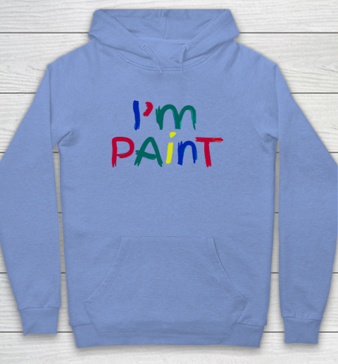 I Heart Love To Finger Paint Couple Valentine I'm Paint Hoodie 7
