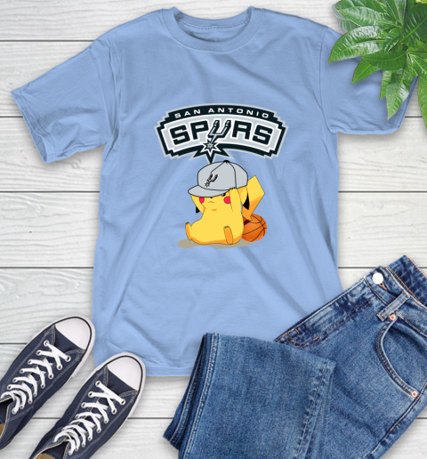 NBA Pikachu Basketball Sports San Antonio Spurs T-Shirt 11