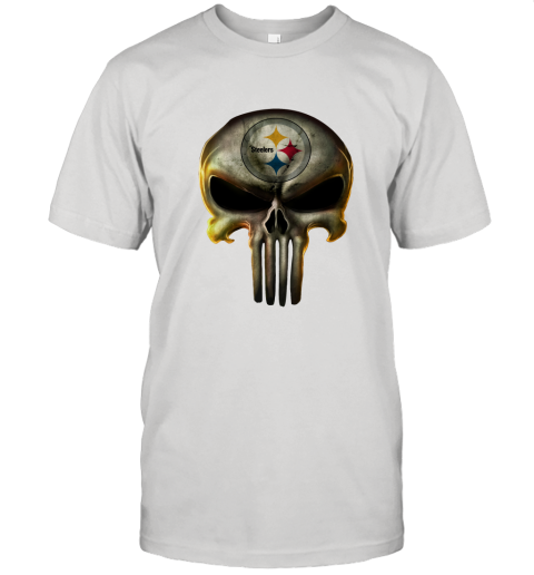 Pittsburgh Steelers The Punisher Mashup Football Shirts Unisex Jersey Tee